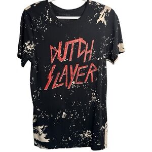 Dutch Bros SMALL VINTAGE Limited Edition “Dutch Slayer” Black T-Shirt R…